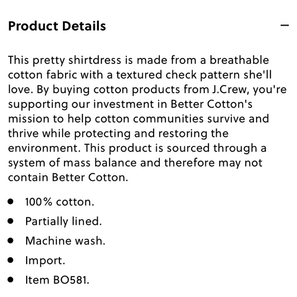 Crewcuts Textured Cotton Shirtdress - Picture 4 of 4